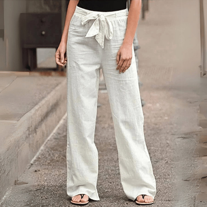 Bequeme lässige Damen-Leinenhose