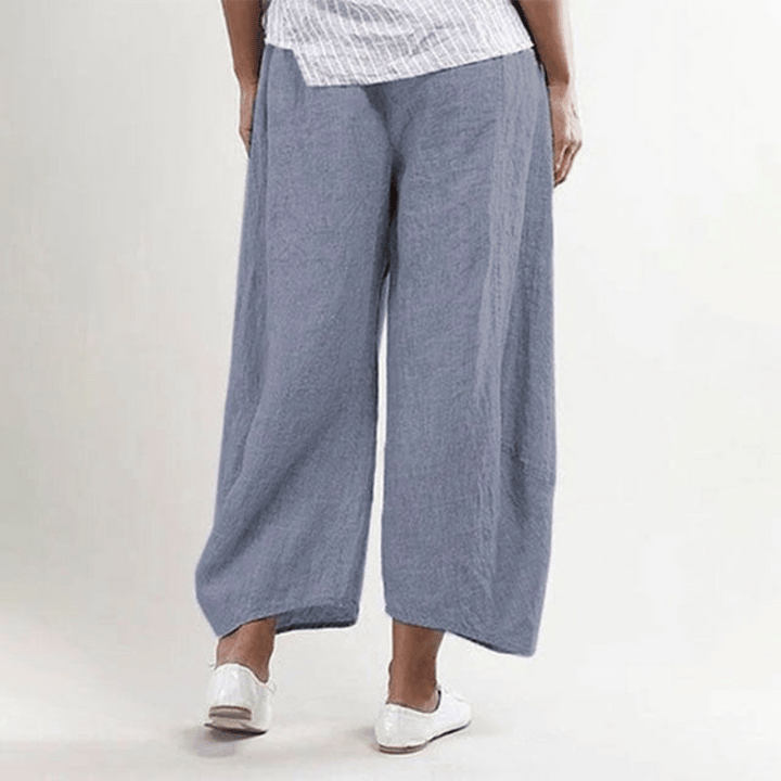 Luftige leichte Damen-Leinenhose