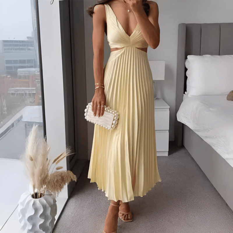 Ausgestelltes Kleid mit elegantem Schnitt für Frauen