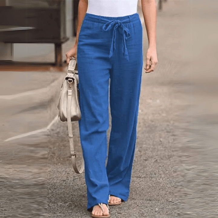 Bequeme lässige Damen-Leinenhose