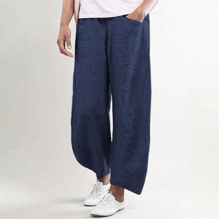 Luftige leichte Damen-Leinenhose