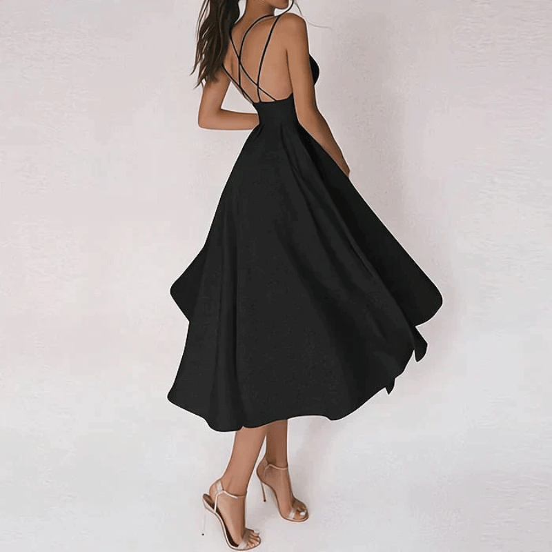 Elegantes Damen Midikleid Fließend