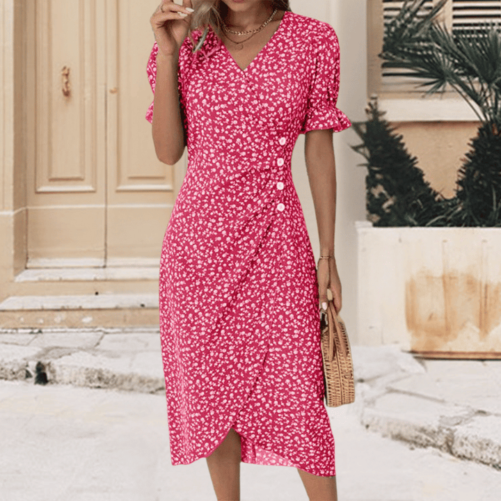 Figurbetontes Wickelkleid für Damen