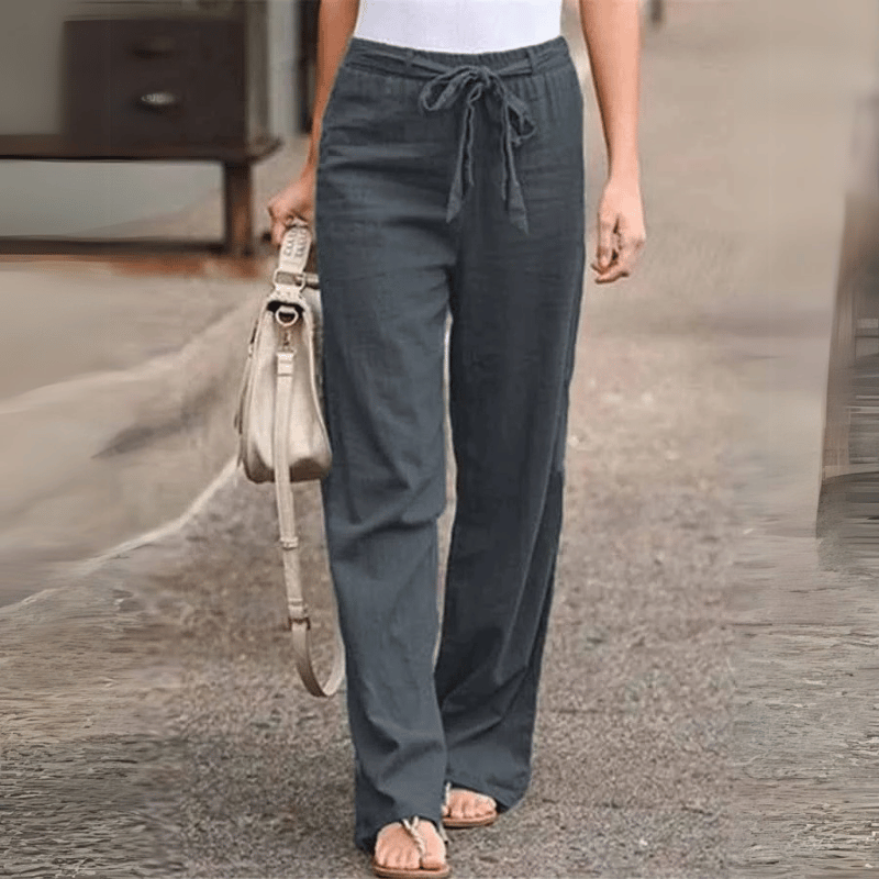 Bequeme lässige Damen-Leinenhose
