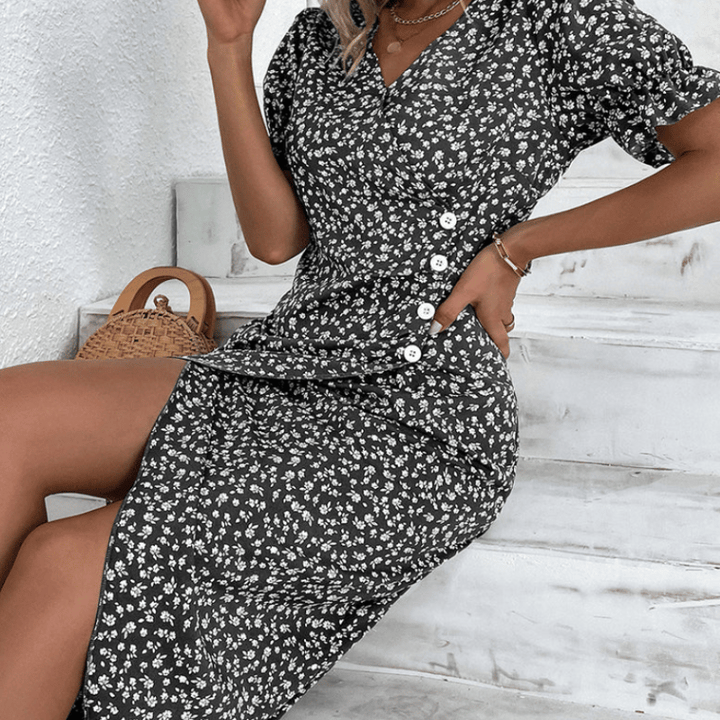Figurbetontes Wickelkleid für Damen