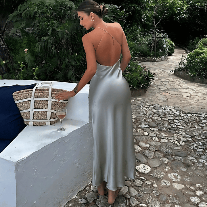 Wickel-Design Maxikleid für Damen