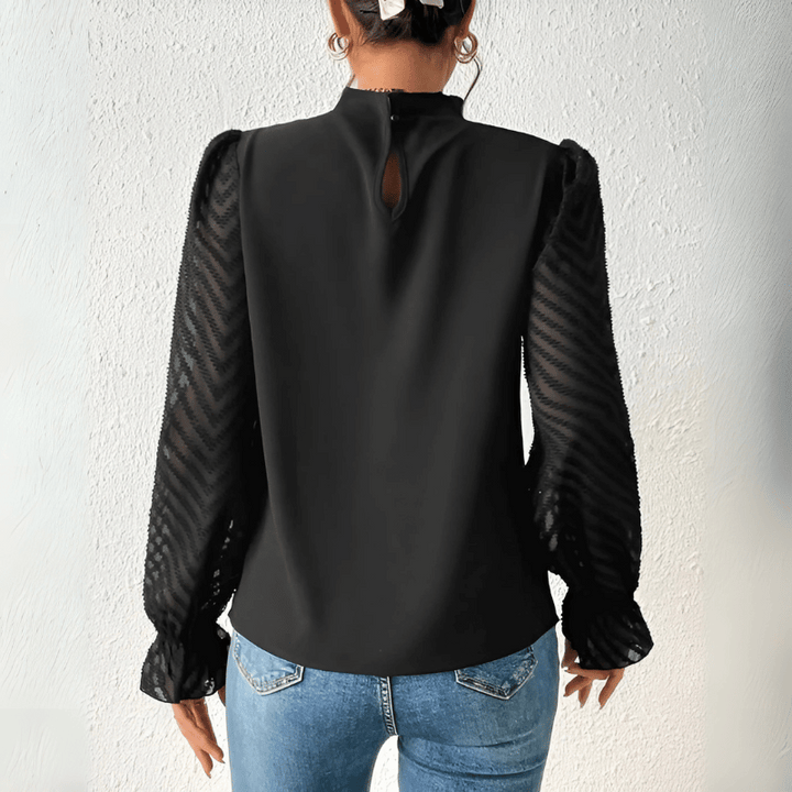 Luftiges Langarm-Top für Damen