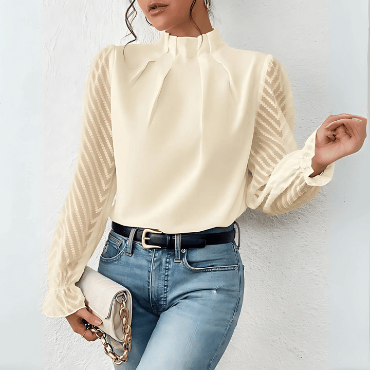 Luftiges Langarm-Top für Damen