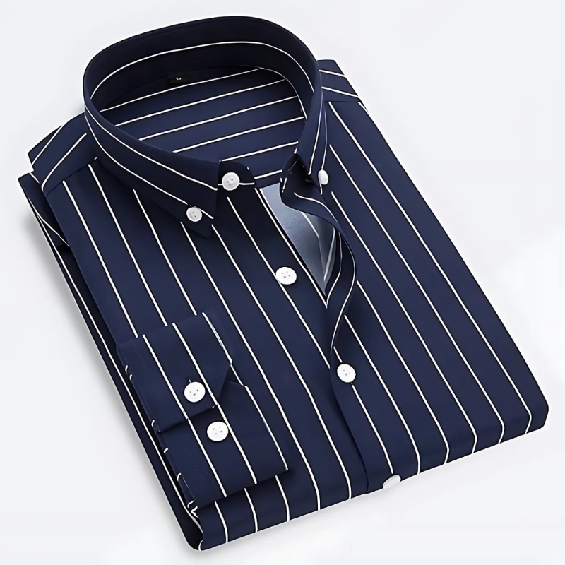 Elegantes gestreiftes Sommerhemd für Herren