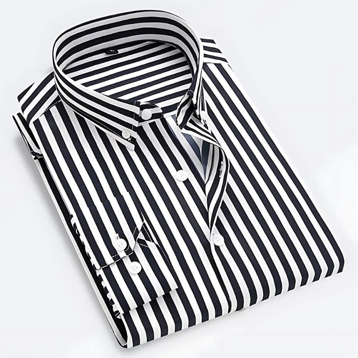 Elegantes gestreiftes Sommerhemd für Herren