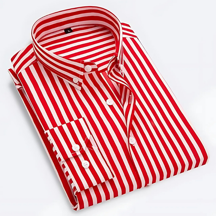 Elegantes gestreiftes Sommerhemd für Herren