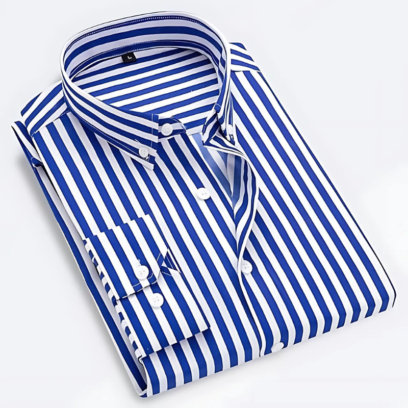 Elegantes gestreiftes Sommerhemd für Herren