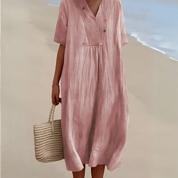 Bequemes Sommerkleid für Damen mit entspanntem Schnitt