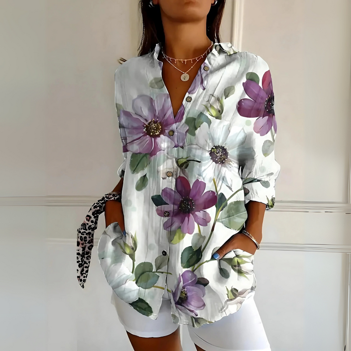 Klassische Bluse mit modernem Touch