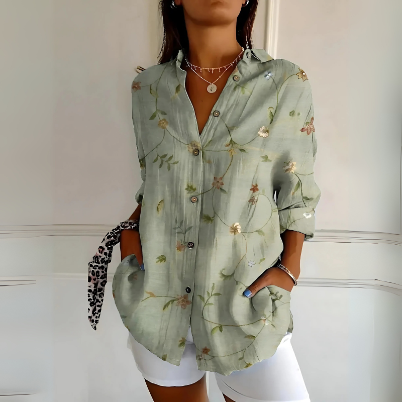 Klassische Bluse mit modernem Touch