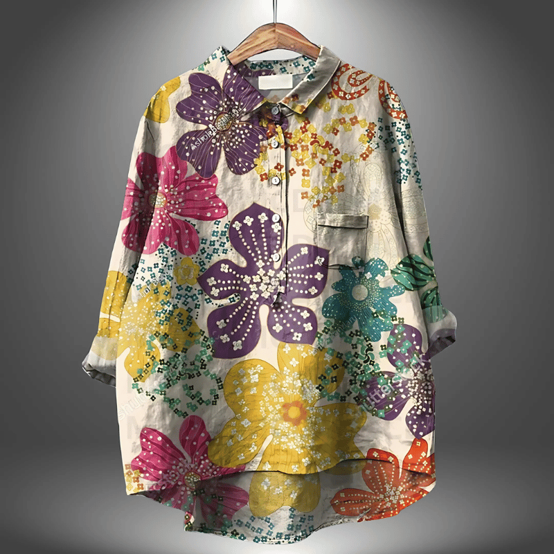 Elegantes geblümtes Shirt für Frauen