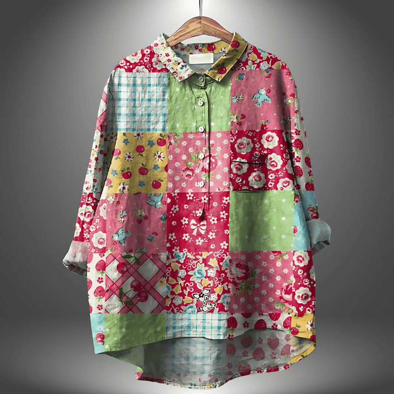 Elegantes geblümtes Shirt für Frauen