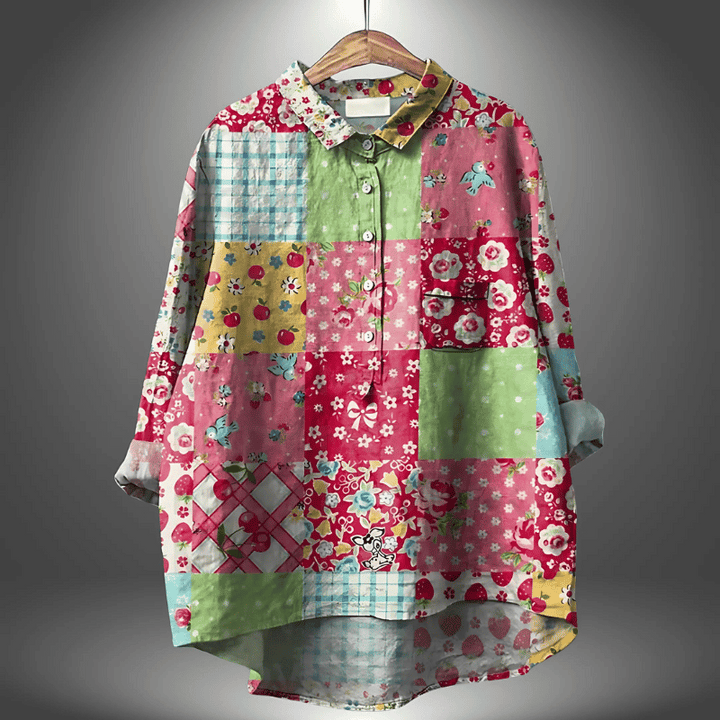 Elegantes geblümtes Shirt für Frauen